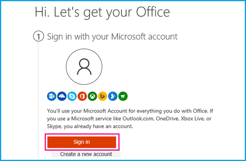 sign in to activate office for mac on your computer